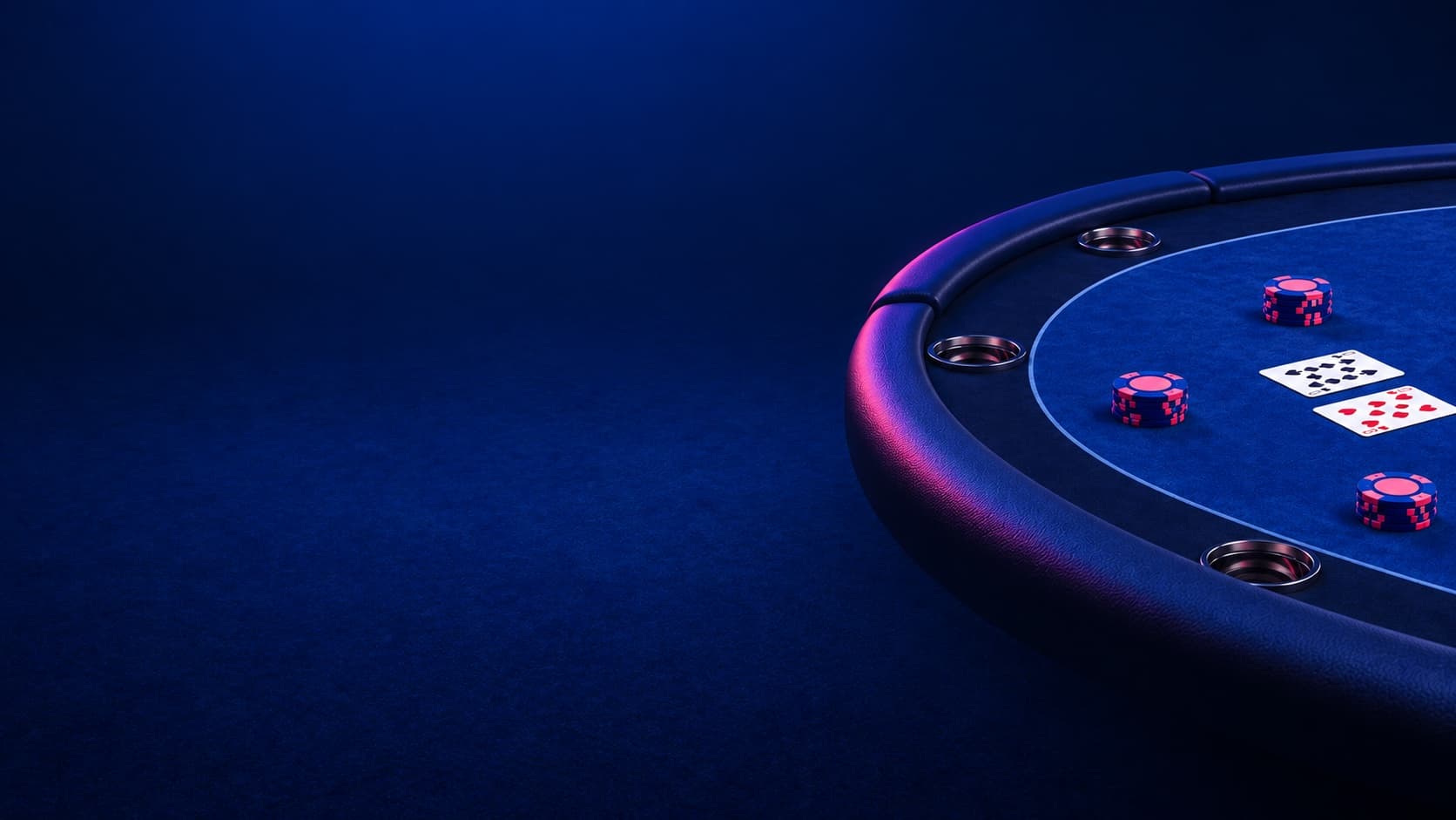 Close-up of a branded Poker.xyz table with chips and cards in play